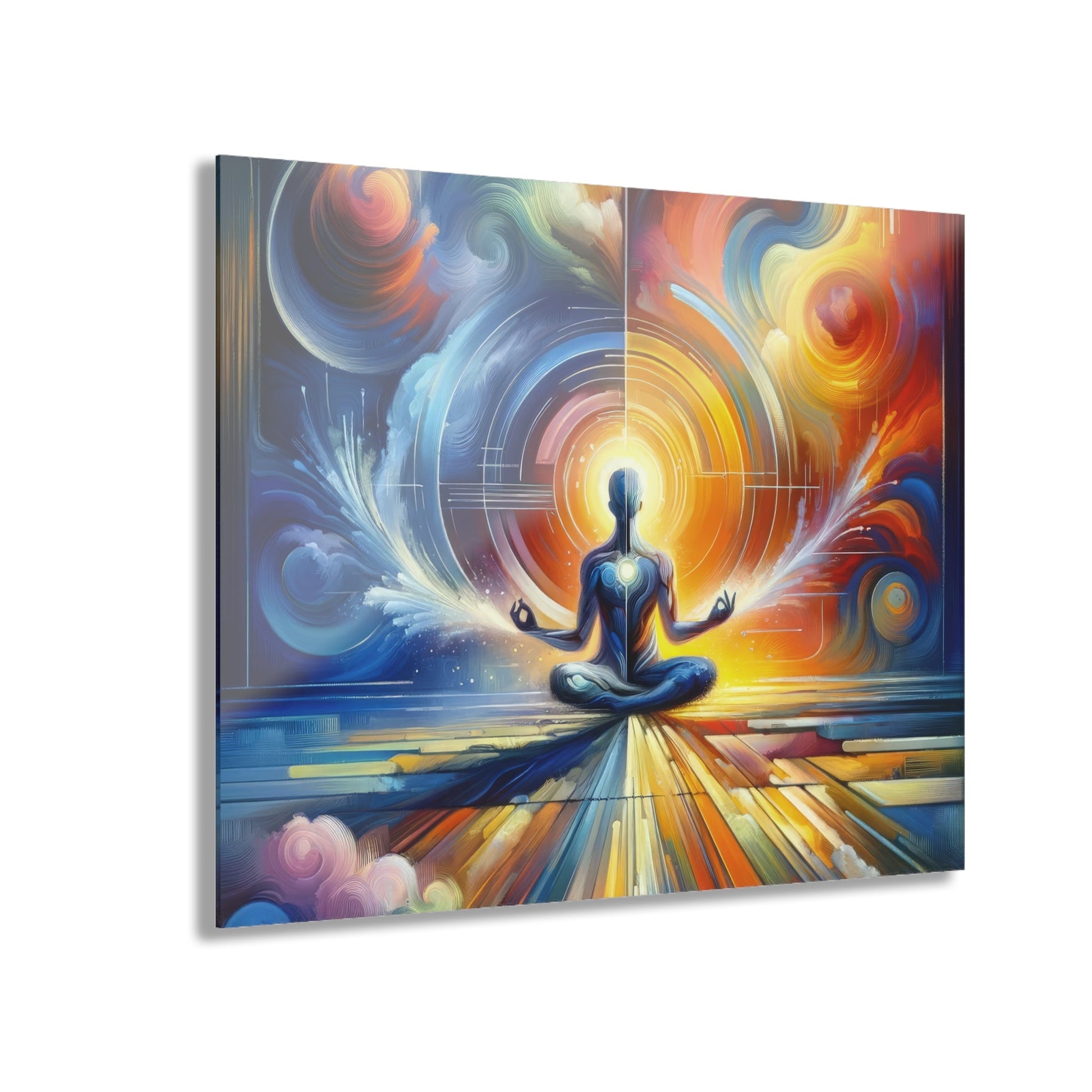 Techno Spiritual Synthesis Acrylic Prints (French Cleat Hanging) - ATUH.ART