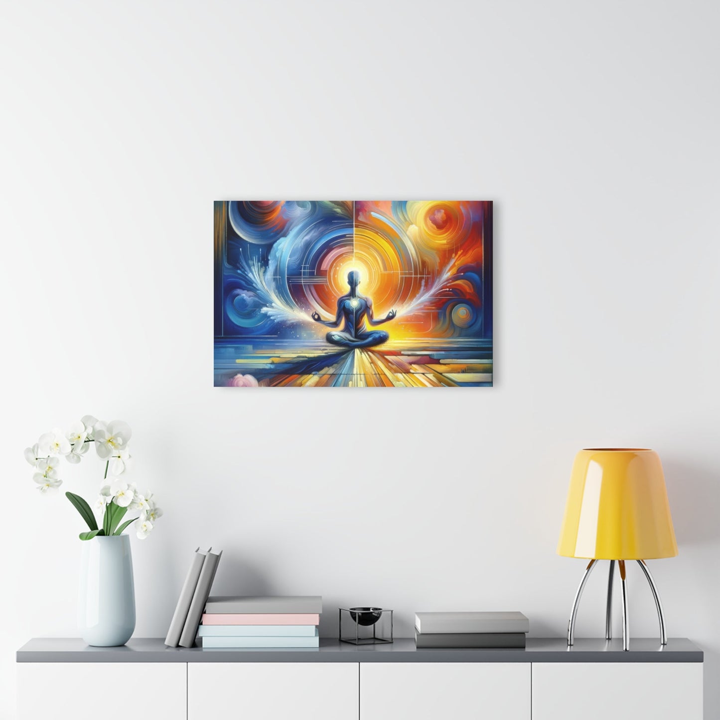Techno Spiritual Synthesis Acrylic Prints (French Cleat Hanging) - ATUH.ART