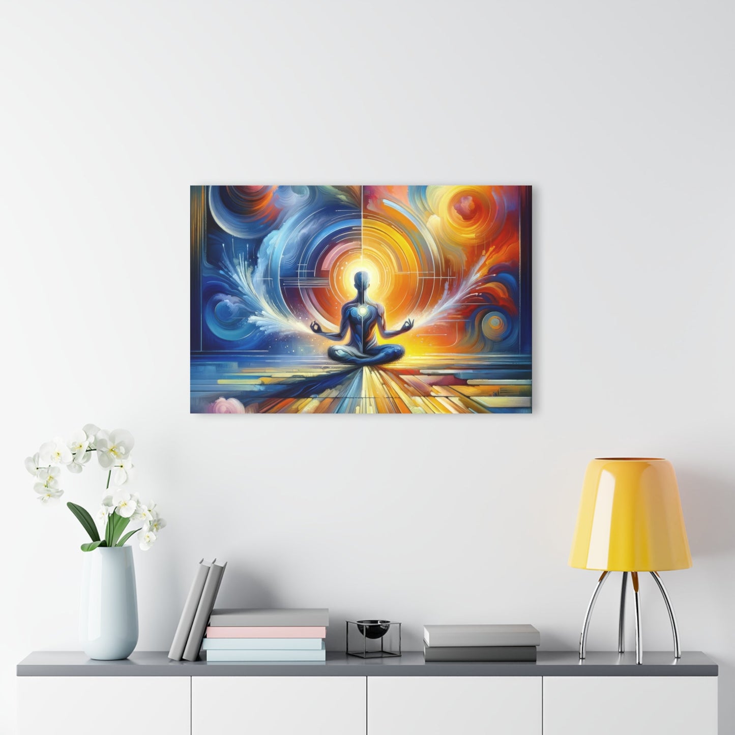 Techno Spiritual Synthesis Acrylic Prints (French Cleat Hanging) - ATUH.ART