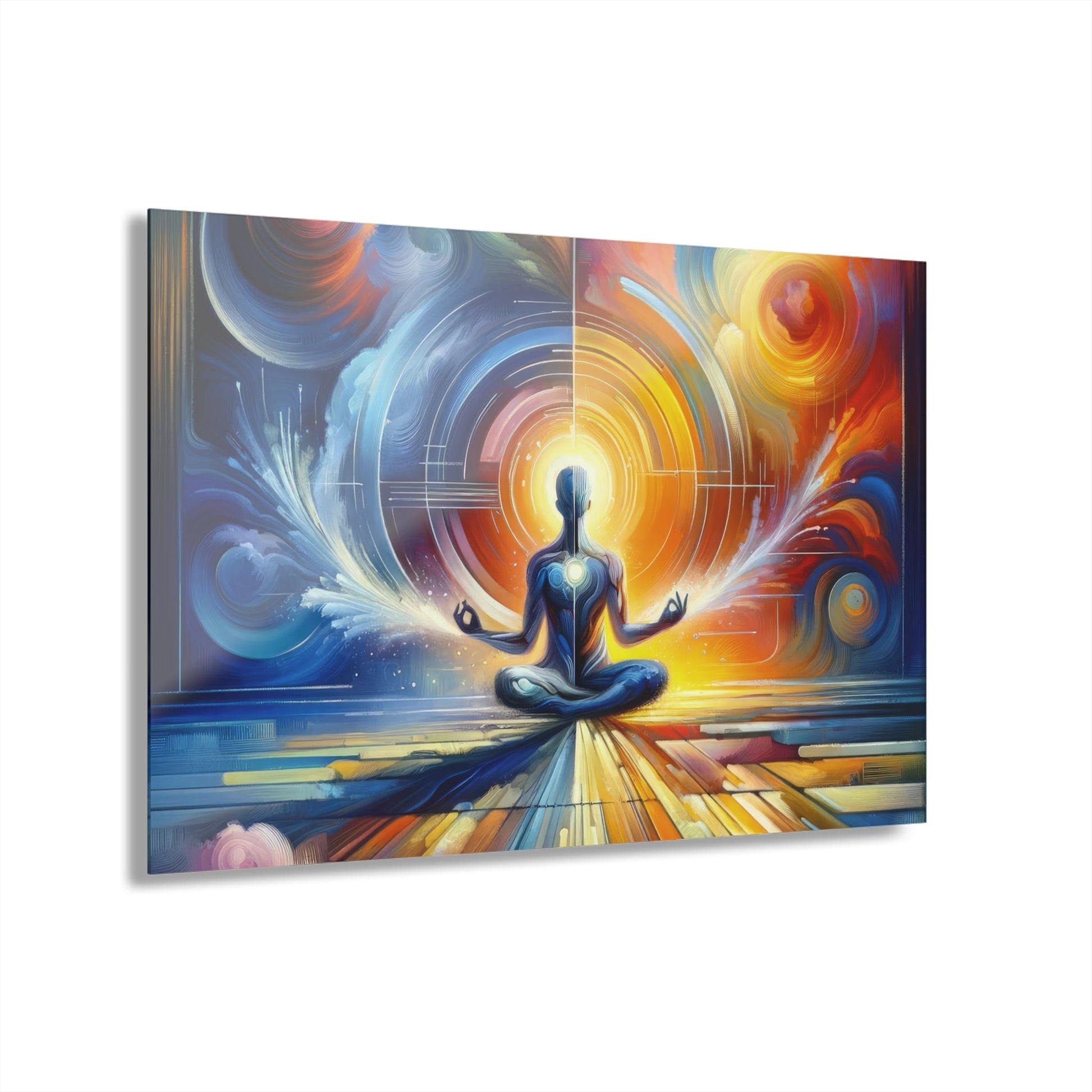 Techno Spiritual Synthesis Acrylic Prints (French Cleat Hanging) - ATUH.ART