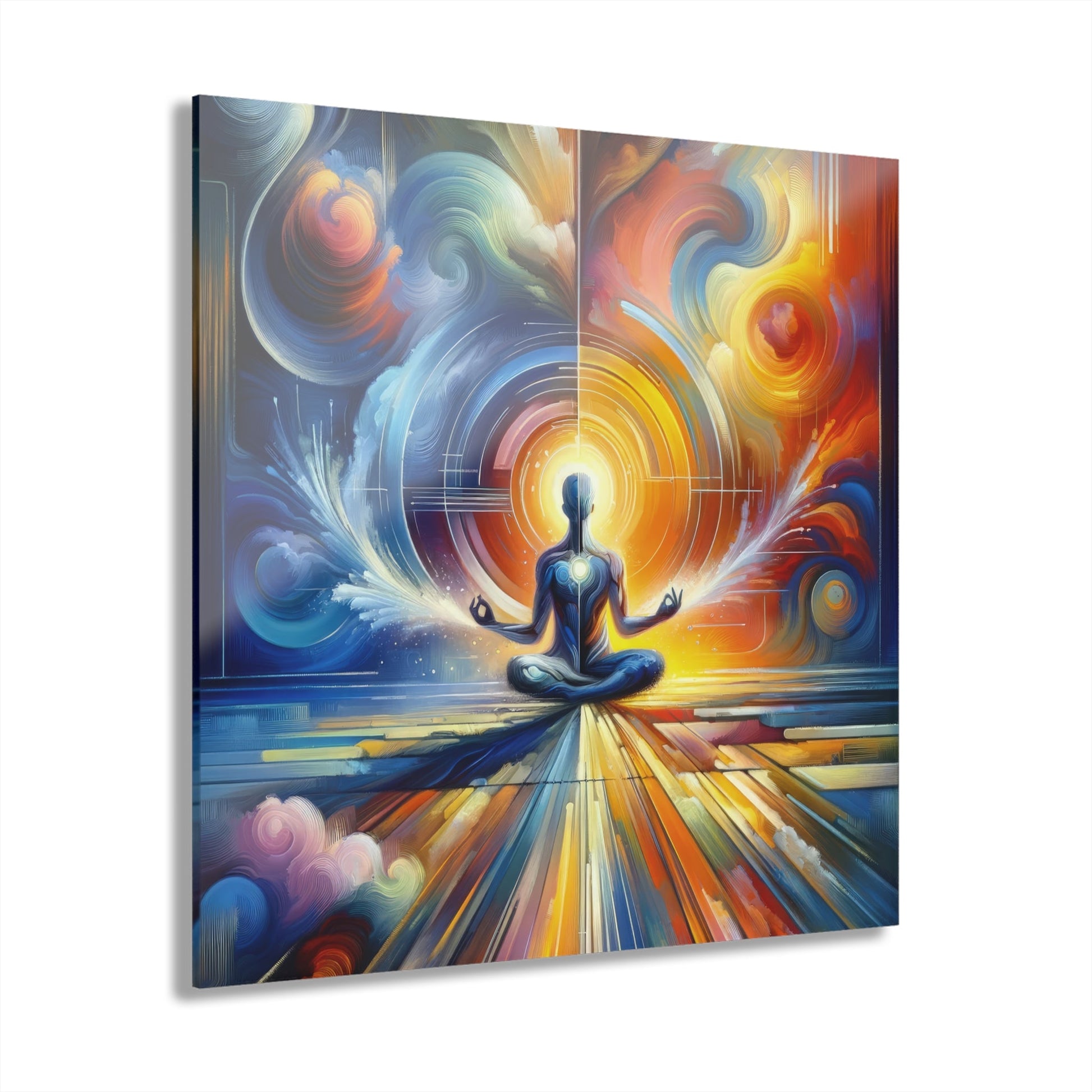 Techno Spiritual Synthesis Acrylic Prints (French Cleat Hanging) - ATUH.ART