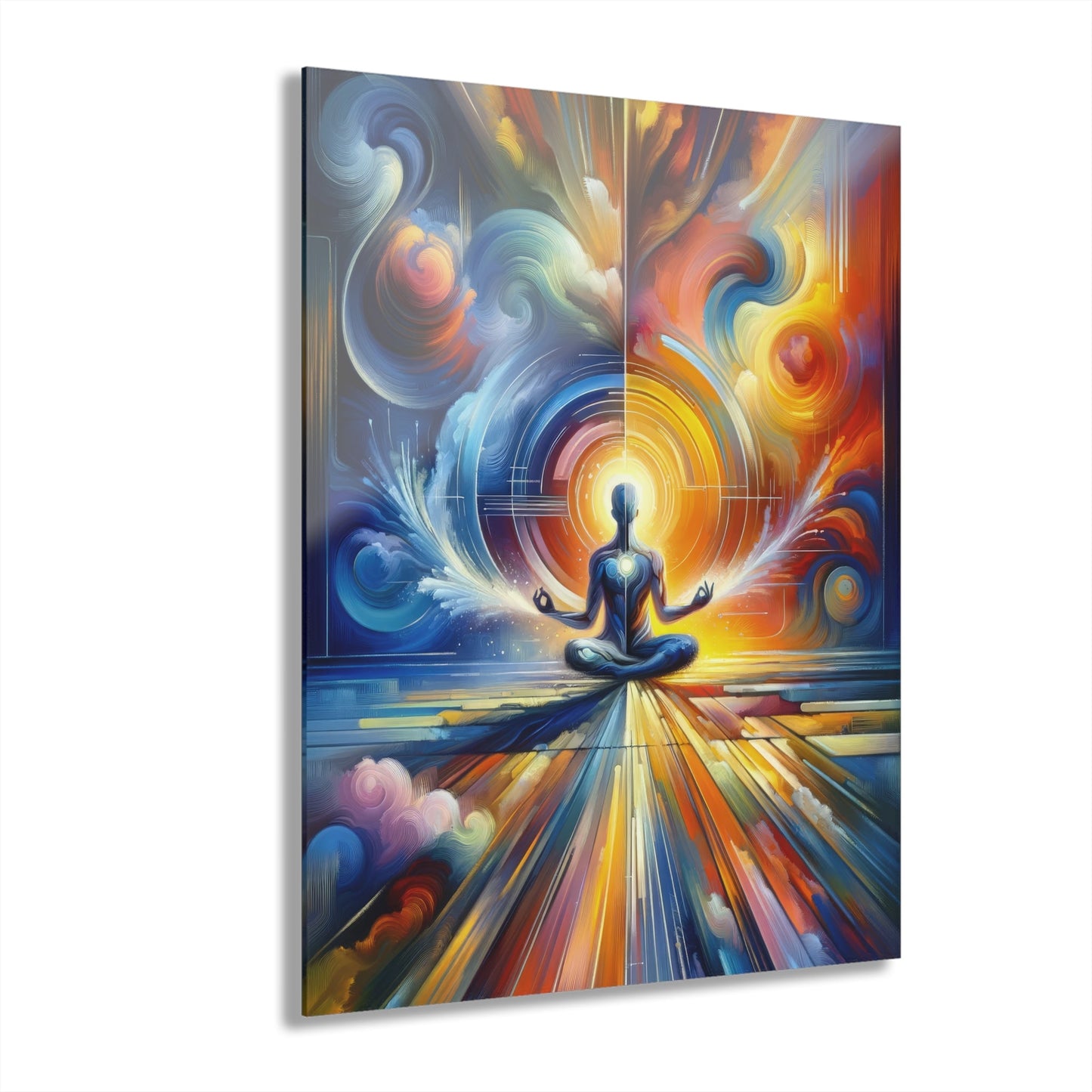 Techno Spiritual Synthesis Acrylic Prints (French Cleat Hanging) - ATUH.ART