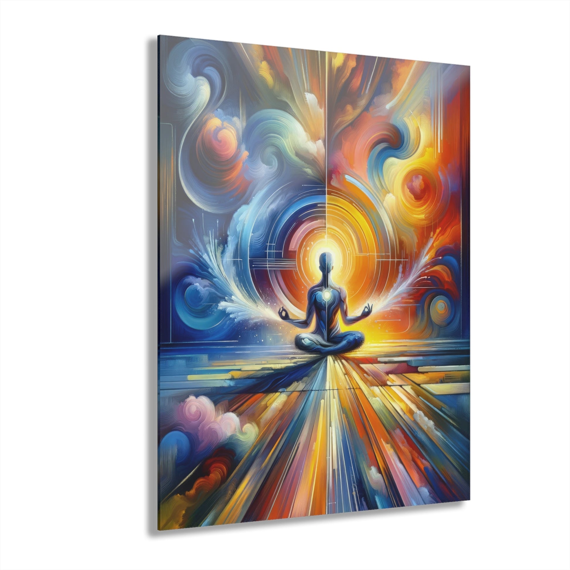 Techno Spiritual Synthesis Acrylic Prints (French Cleat Hanging) - ATUH.ART