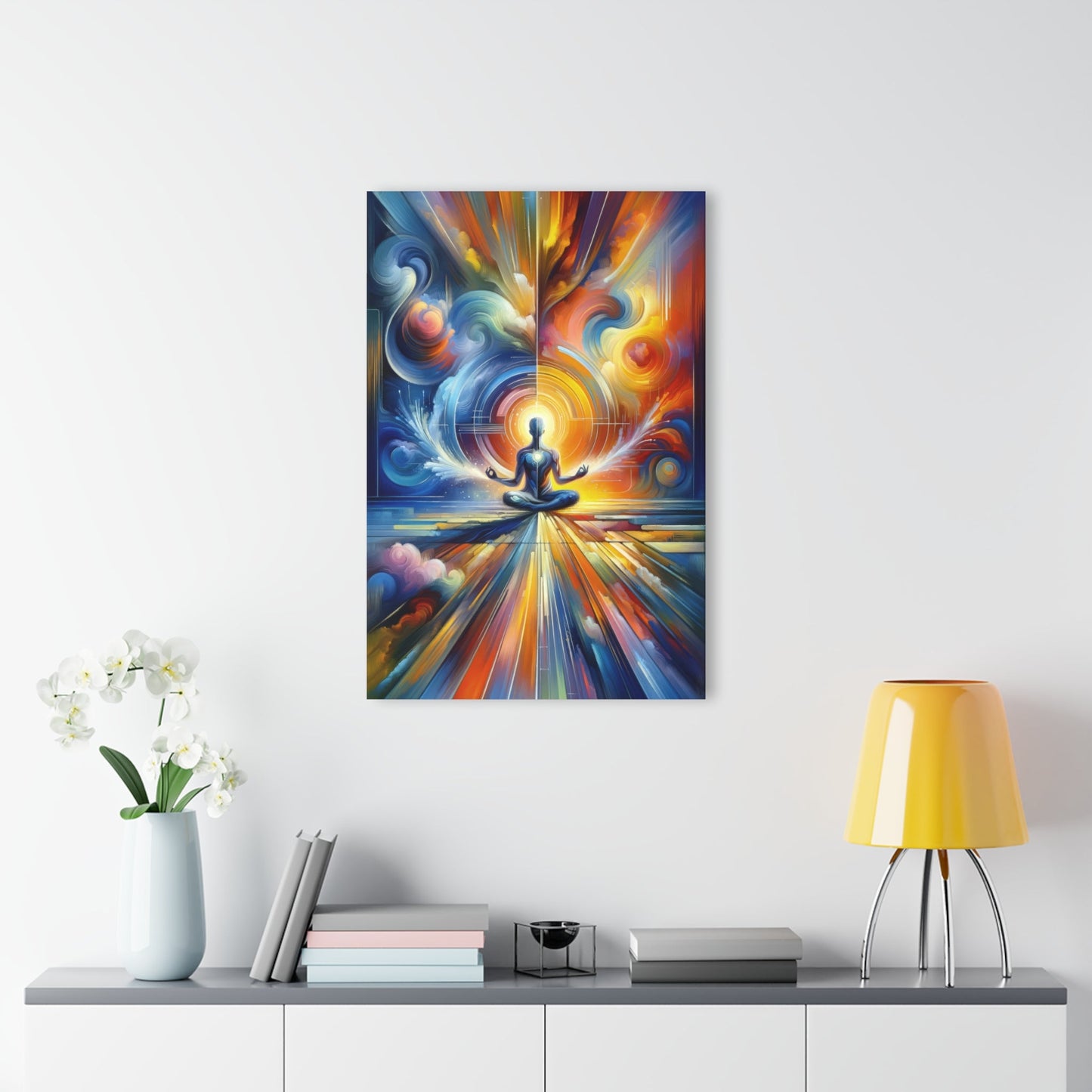 Techno Spiritual Synthesis Acrylic Prints (French Cleat Hanging) - ATUH.ART