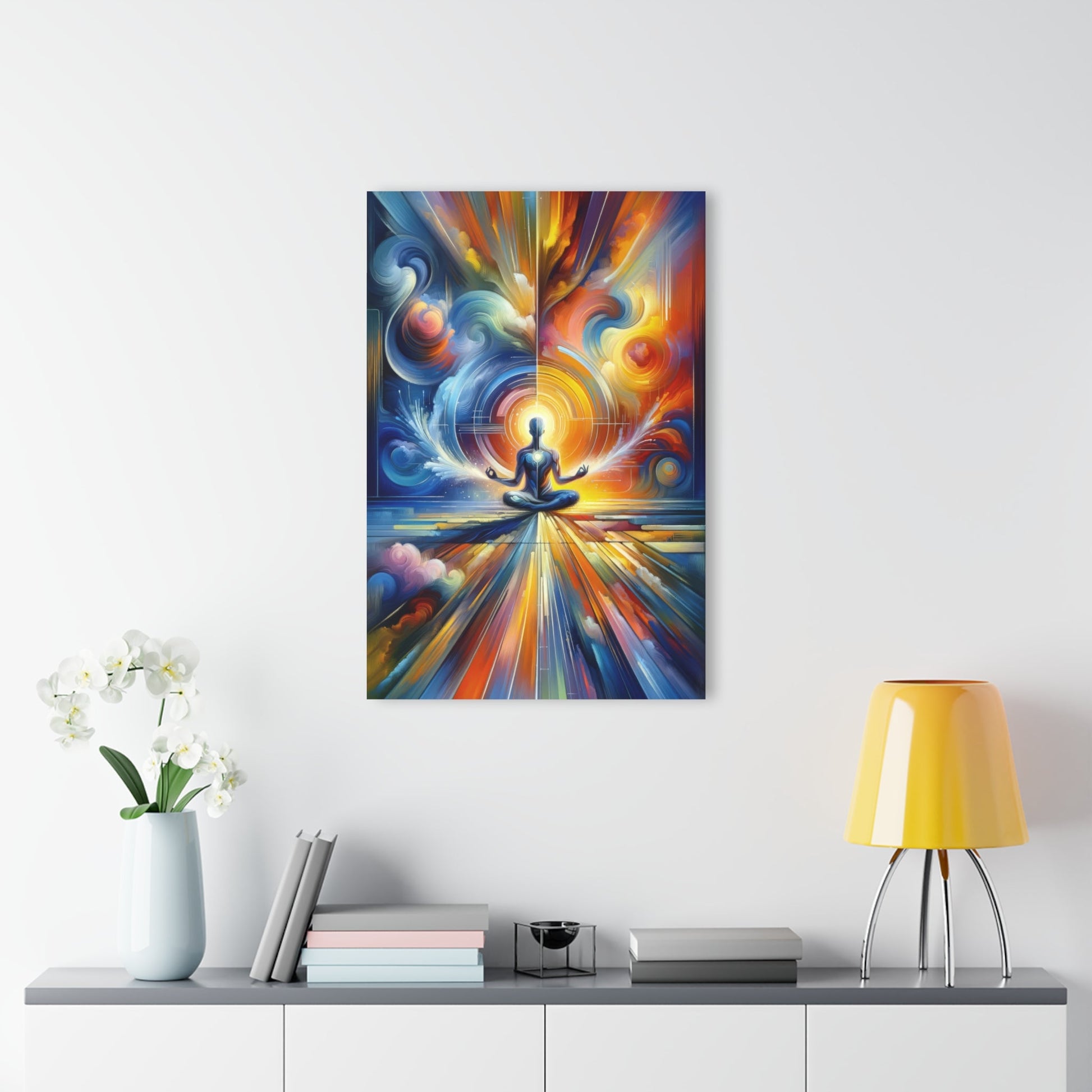 Techno Spiritual Synthesis Acrylic Prints (French Cleat Hanging) - ATUH.ART