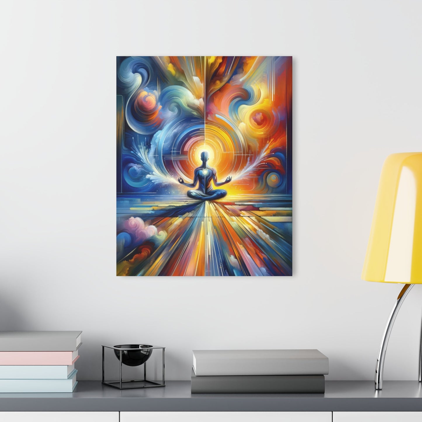 Techno Spiritual Synthesis Acrylic Prints (French Cleat Hanging) - ATUH.ART