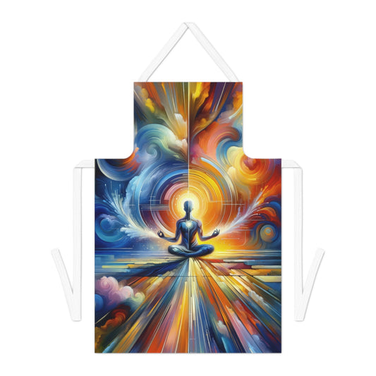 Techno Spiritual Synthesis Adult Apron (AOP) - ATUH.ART