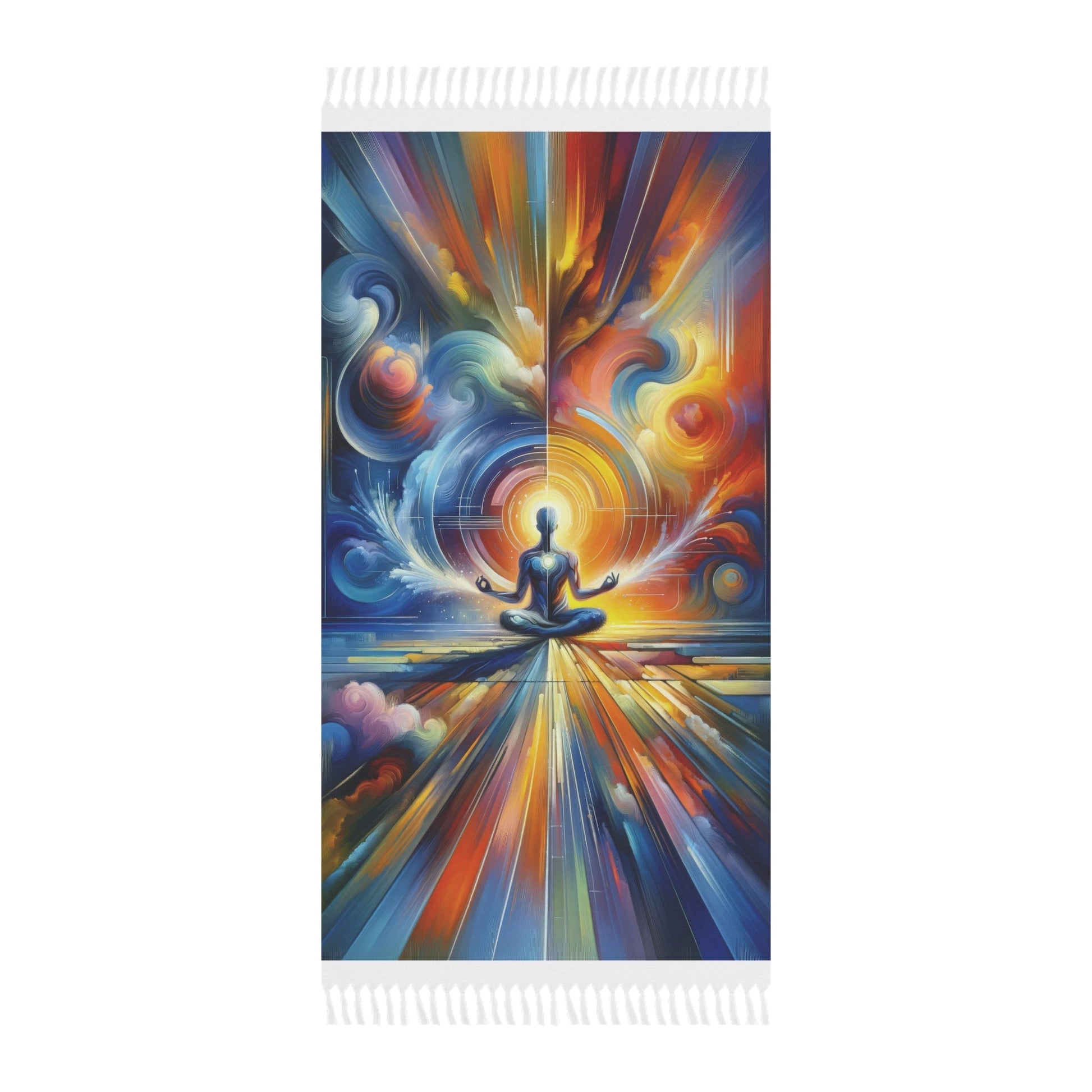 Techno Spiritual Synthesis Boho Beach Cloth - ATUH.ART
