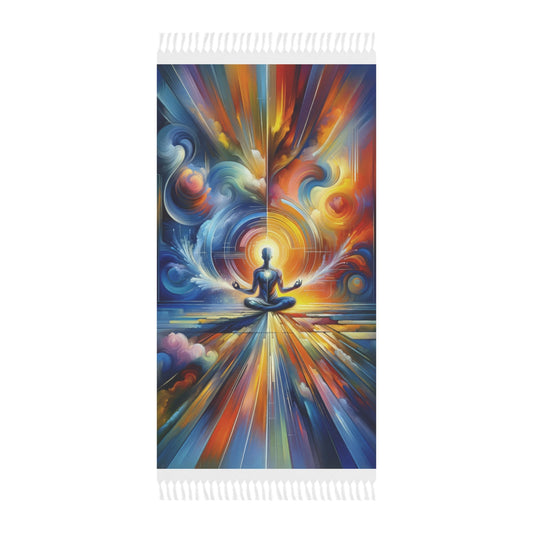 Techno Spiritual Synthesis Boho Beach Cloth - ATUH.ART