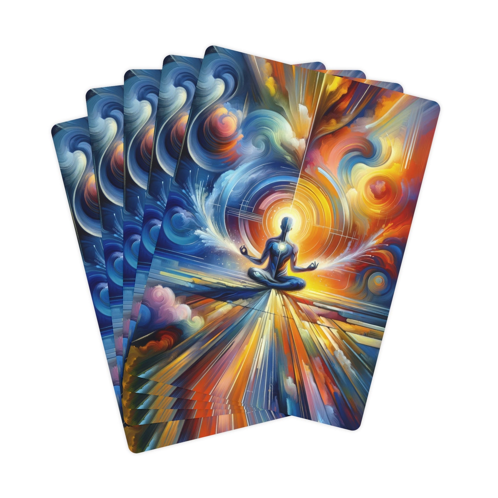 Techno Spiritual Synthesis Poker Cards - ATUH.ART