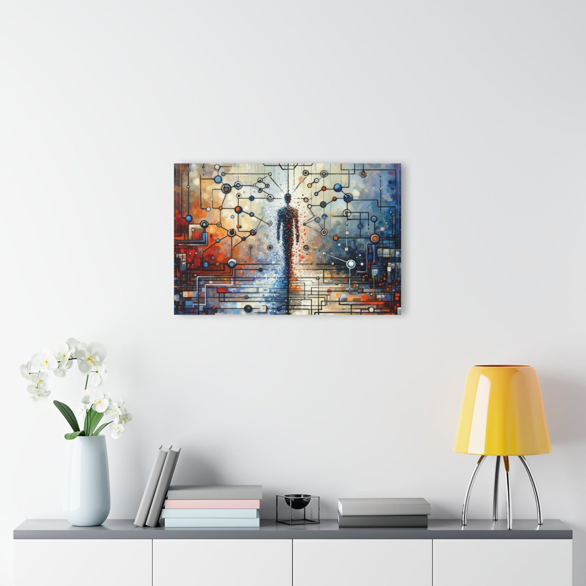 Technological Connectivity Bridge Acrylic Prints (French Cleat Hanging) - ATUH.ART