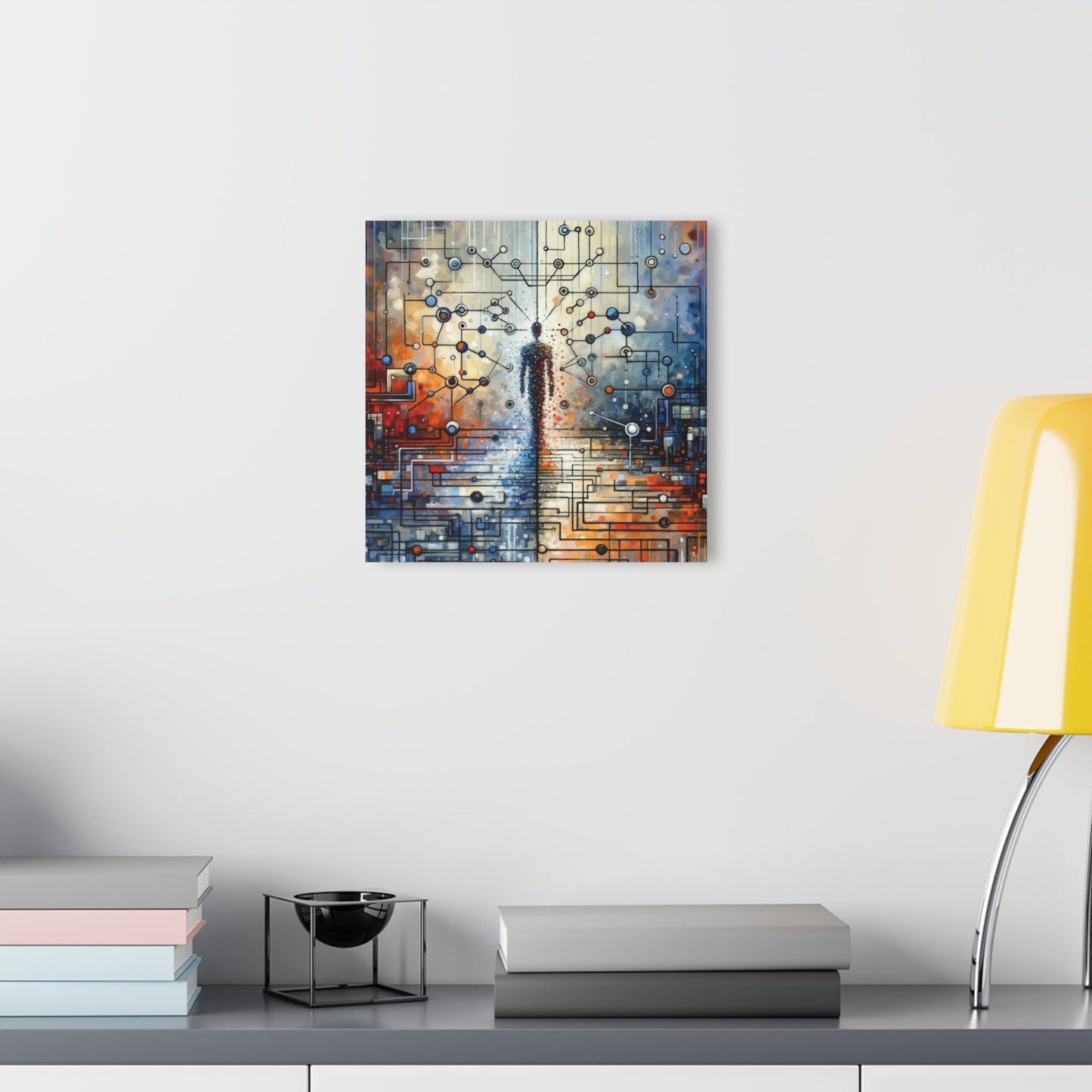 Technological Connectivity Bridge Acrylic Prints (French Cleat Hanging) - ATUH.ART