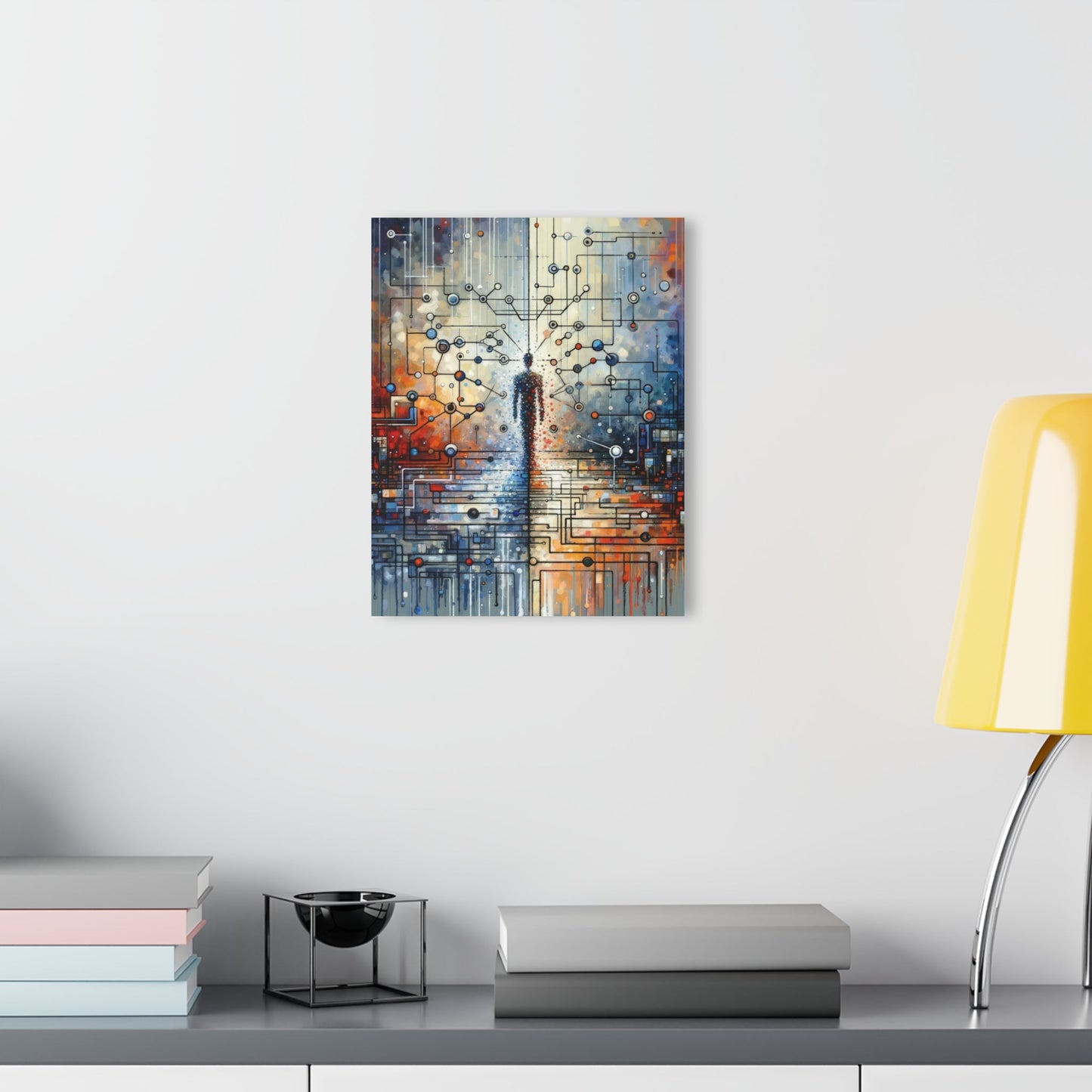 Technological Connectivity Bridge Acrylic Prints (French Cleat Hanging) - ATUH.ART