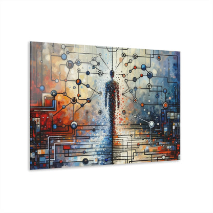 Technological Connectivity Bridge Acrylic Prints (French Cleat Hanging) - ATUH.ART
