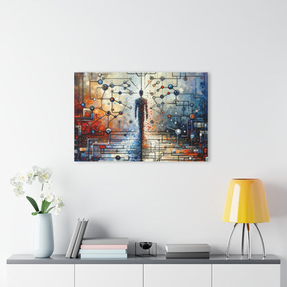 Technological Connectivity Bridge Acrylic Prints (French Cleat Hanging) - ATUH.ART
