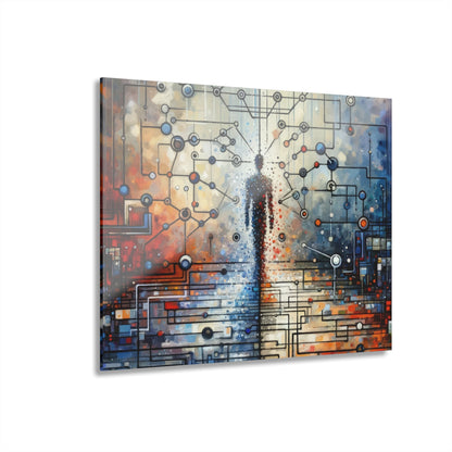 Technological Connectivity Bridge Acrylic Prints (French Cleat Hanging) - ATUH.ART
