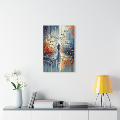 Technological Connectivity Bridge Acrylic Prints (French Cleat Hanging) - ATUH.ART