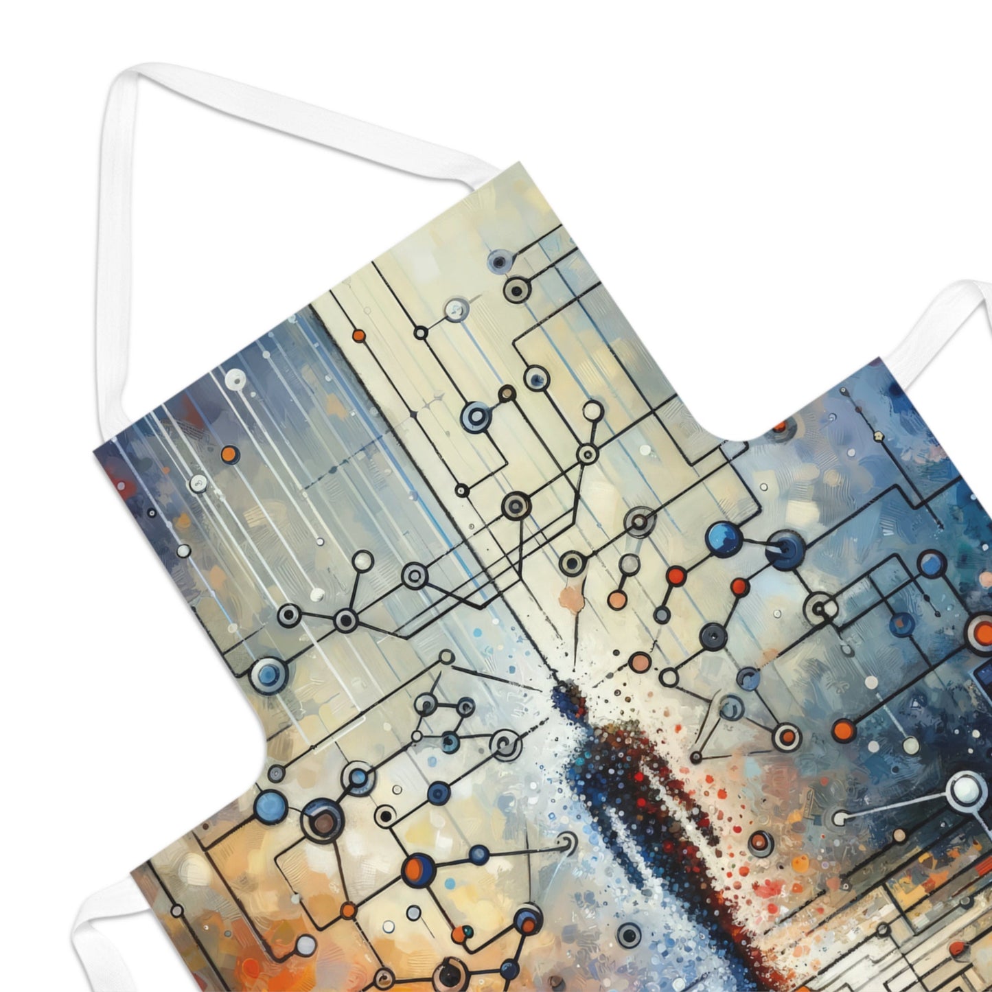 Technological Connectivity Bridge Adult Apron (AOP) - ATUH.ART