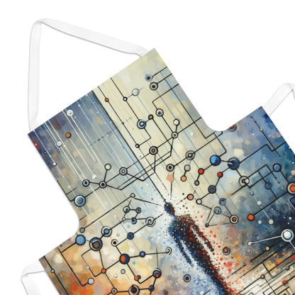 Technological Connectivity Bridge Adult Apron (AOP) - ATUH.ART