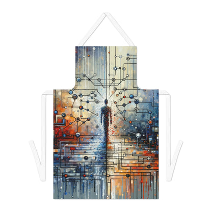 Technological Connectivity Bridge Adult Apron (AOP) - ATUH.ART