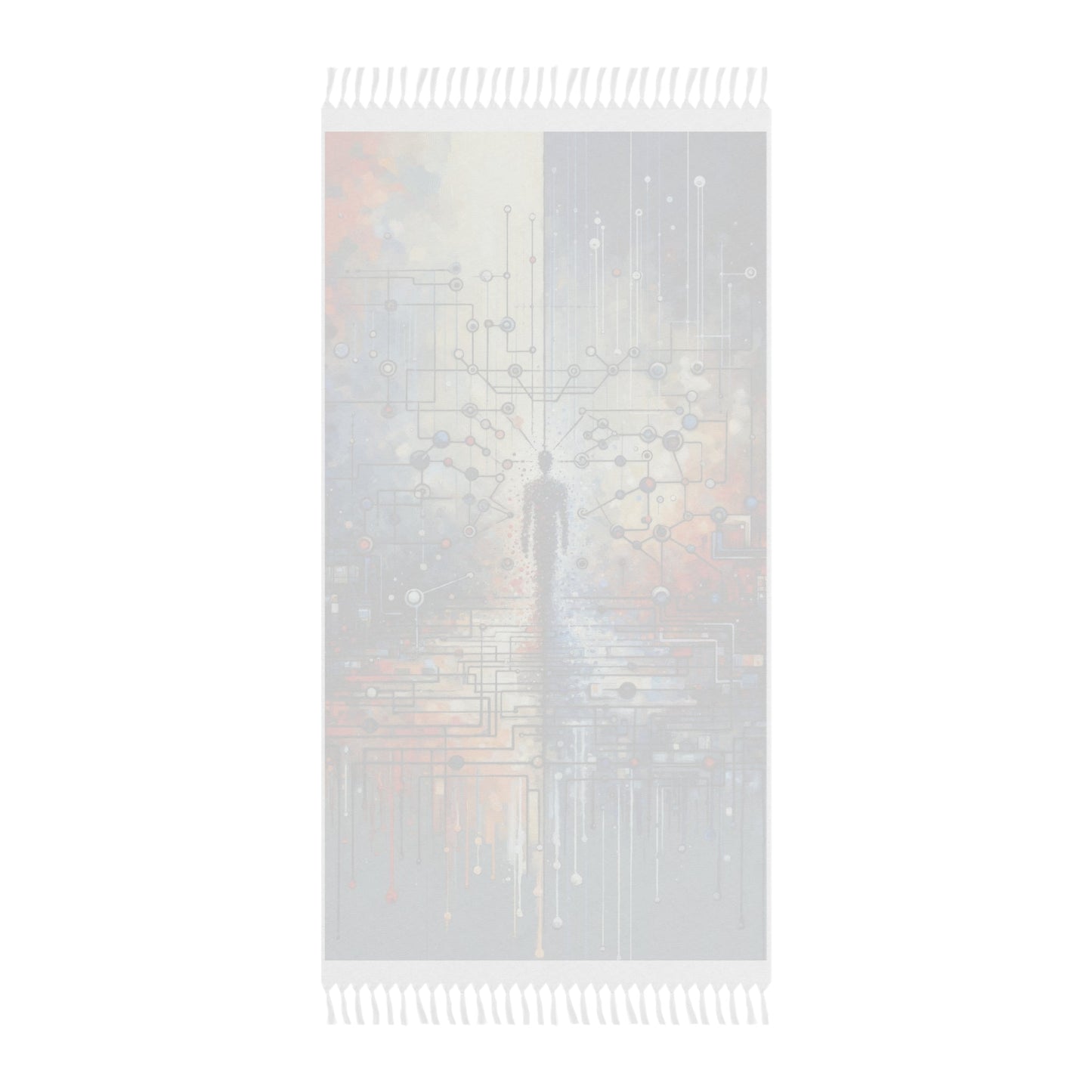 Technological Connectivity Bridge Boho Beach Cloth - ATUH.ART