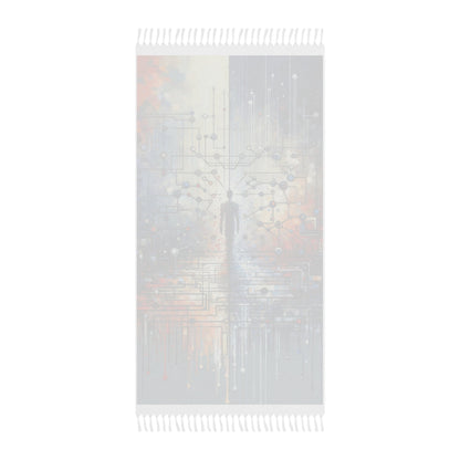 Technological Connectivity Bridge Boho Beach Cloth - ATUH.ART