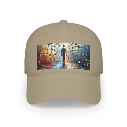 Technological Connectivity Bridge Low Profile Baseball Cap - ATUH.ART