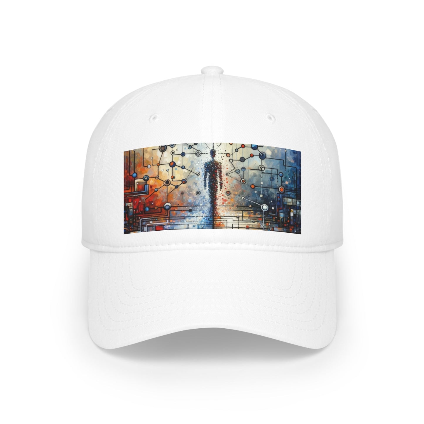 Technological Connectivity Bridge Low Profile Baseball Cap - ATUH.ART