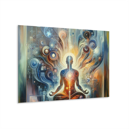 Technological Spiritual Synthesis Acrylic Prints (French Cleat Hanging) - ATUH.ART
