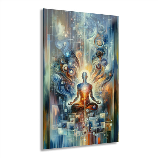 Technological Spiritual Synthesis Acrylic Prints (French Cleat Hanging) - ATUH.ART