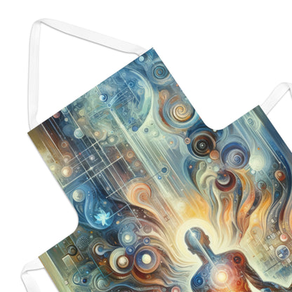 Technological Spiritual Synthesis Adult Apron (AOP) - ATUH.ART