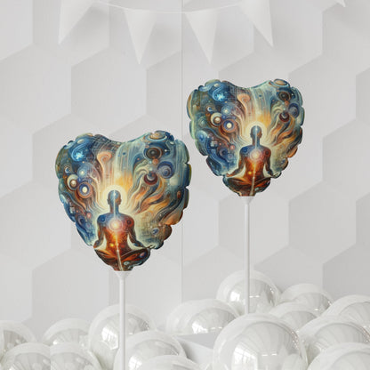 Technological Spiritual Synthesis Balloon (Round and Heart-shaped), 11" - ATUH.ART
