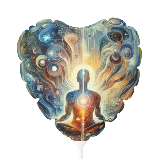 Technological Spiritual Synthesis Balloon (Round and Heart-shaped), 11" - ATUH.ART