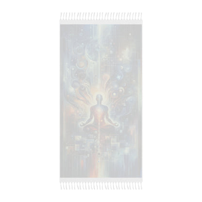 Technological Spiritual Synthesis Boho Beach Cloth - ATUH.ART
