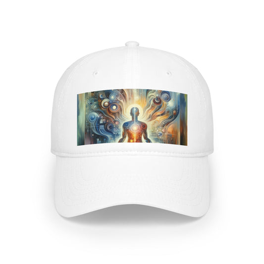 Technological Spiritual Synthesis Low Profile Baseball Cap - ATUH.ART