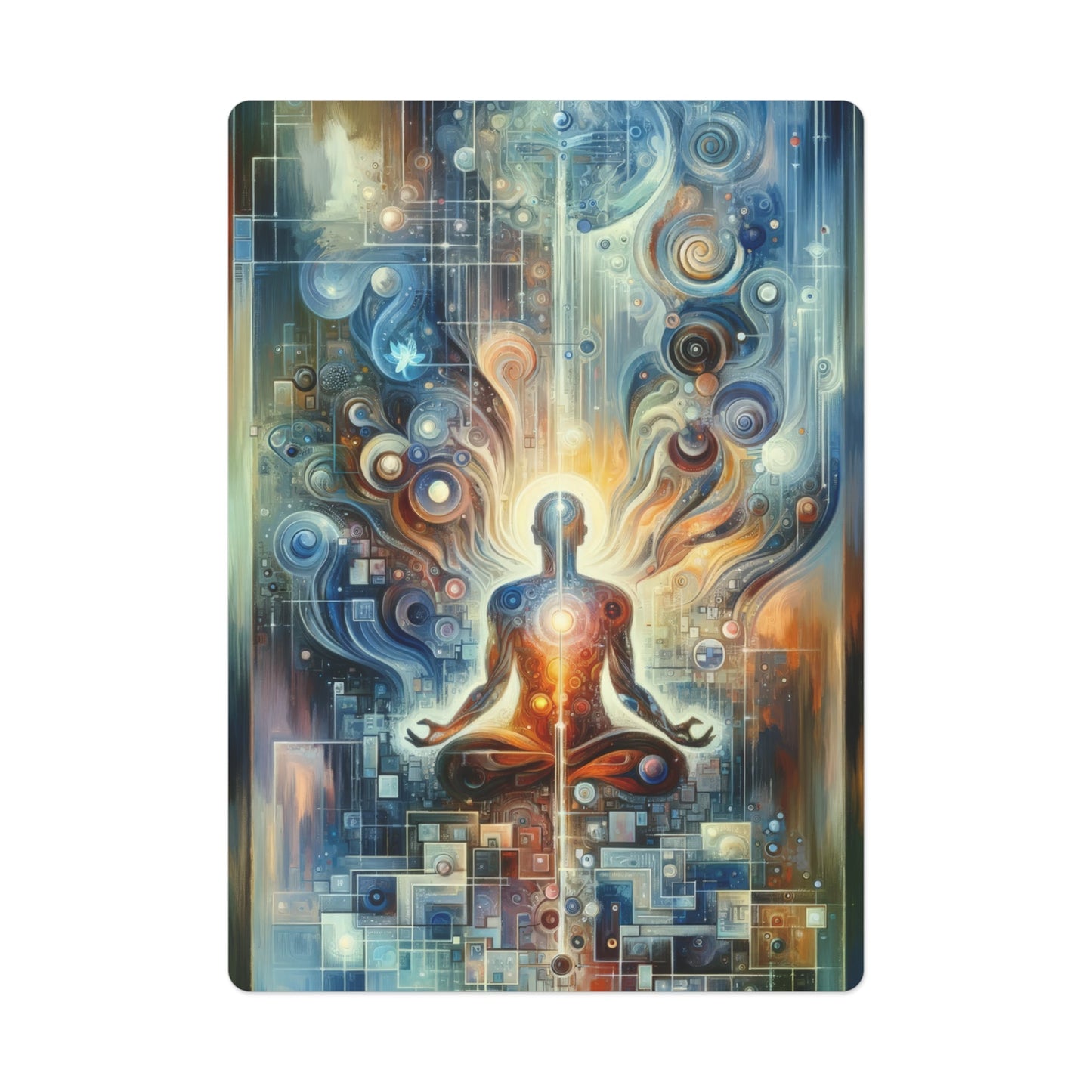 Technological Spiritual Synthesis Poker Cards - ATUH.ART