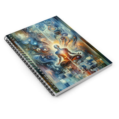 Technological Spiritual Synthesis Spiral Notebook - Ruled Line - ATUH.ART