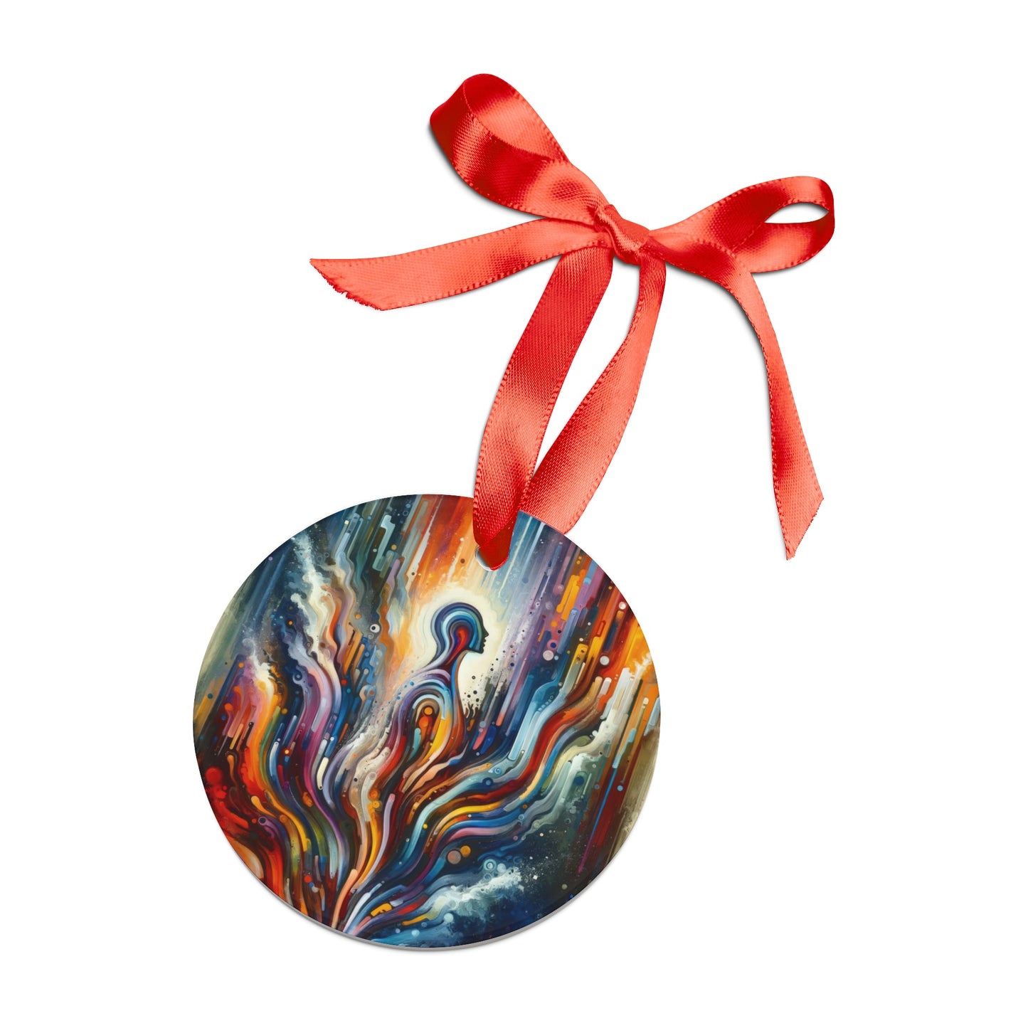 Threshold Collective Consciousness Acrylic Ornament with Ribbon - ATUH.ART