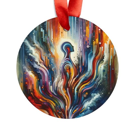 Threshold Collective Consciousness Acrylic Ornament with Ribbon - ATUH.ART