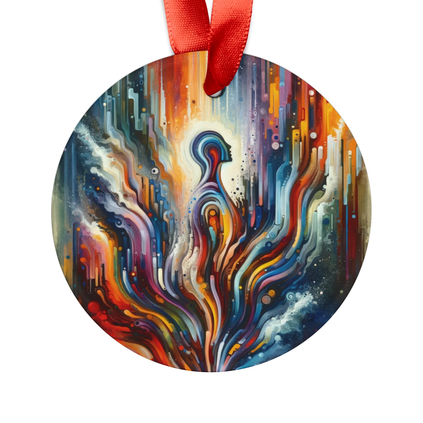 Threshold Collective Consciousness Acrylic Ornament with Ribbon - ATUH.ART