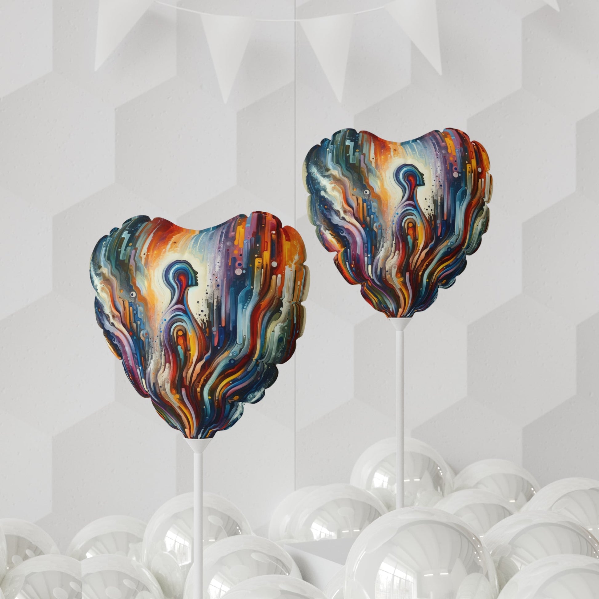 Threshold Collective Consciousness Balloon (Round and Heart-shaped), 11" - ATUH.ART