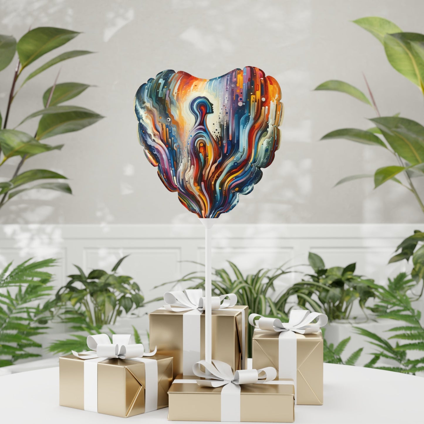 Threshold Collective Consciousness Balloon (Round and Heart-shaped), 11" - ATUH.ART