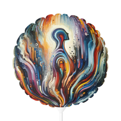 Threshold Collective Consciousness Balloon (Round and Heart-shaped), 11" - ATUH.ART