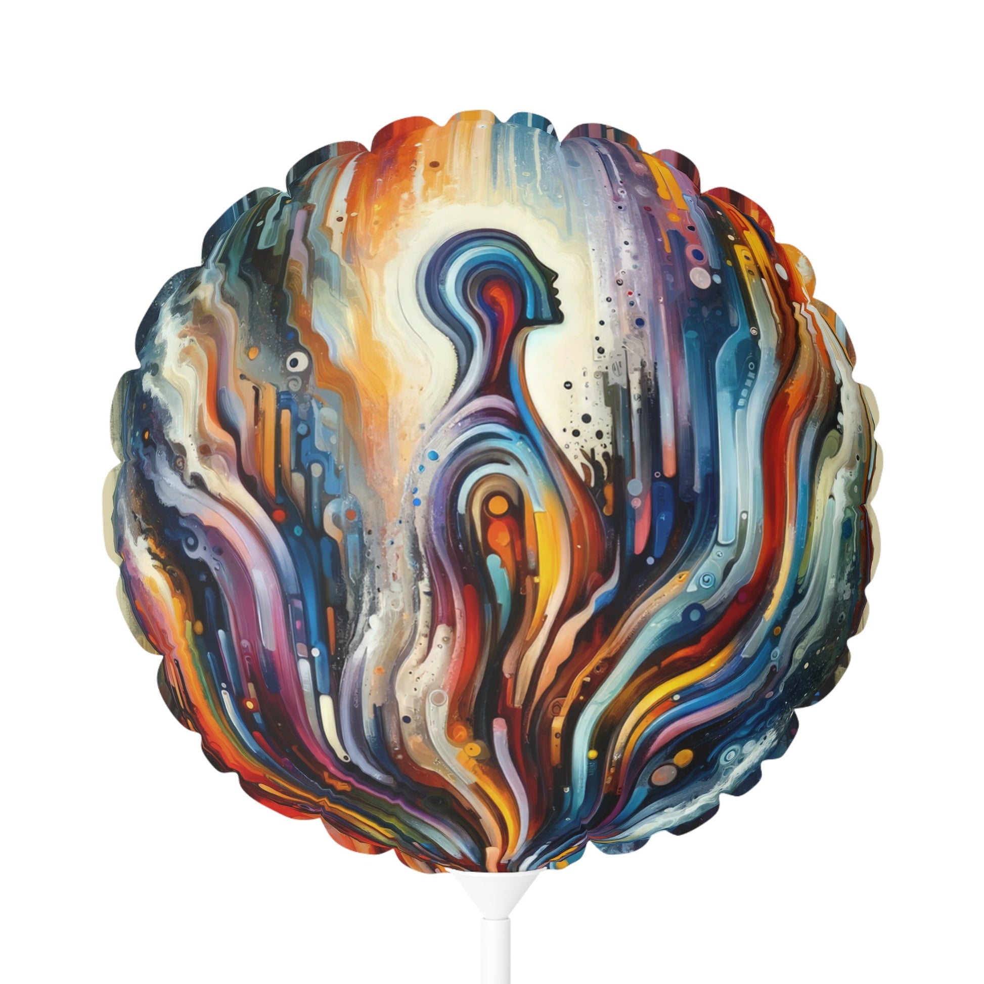 Threshold Collective Consciousness Balloon (Round and Heart-shaped), 11" - ATUH.ART