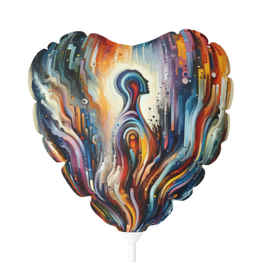 Threshold Collective Consciousness Balloon (Round and Heart-shaped), 11" - ATUH.ART