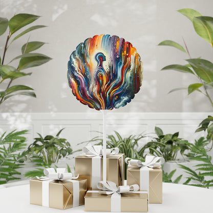 Threshold Collective Consciousness Balloon (Round and Heart-shaped), 11" - ATUH.ART