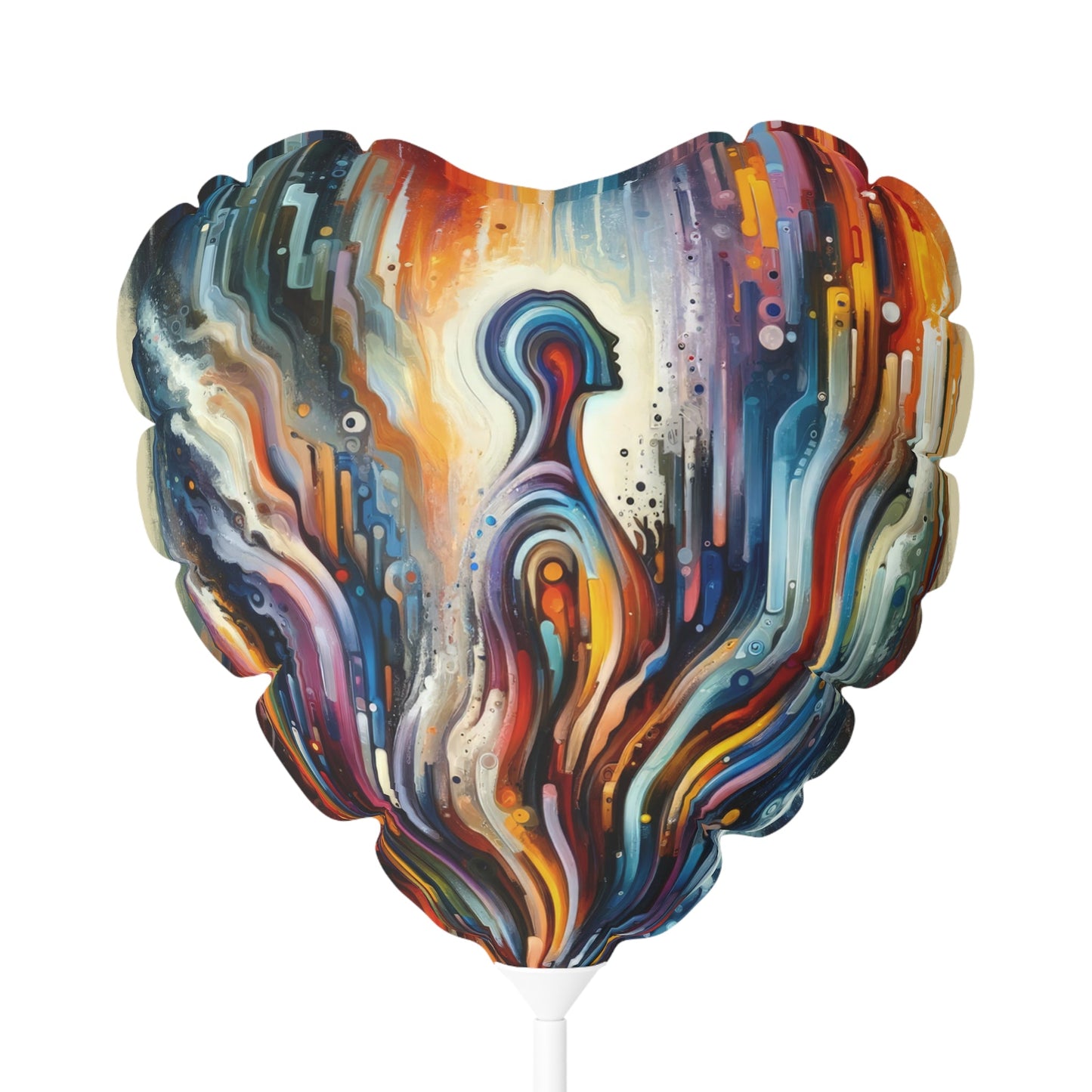 Threshold Collective Consciousness Balloon (Round and Heart-shaped), 11" - ATUH.ART