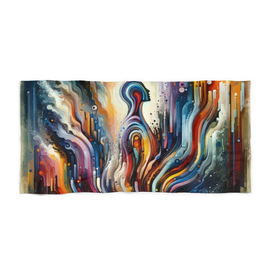 Threshold Collective Consciousness Beach Towel - ATUH.ART