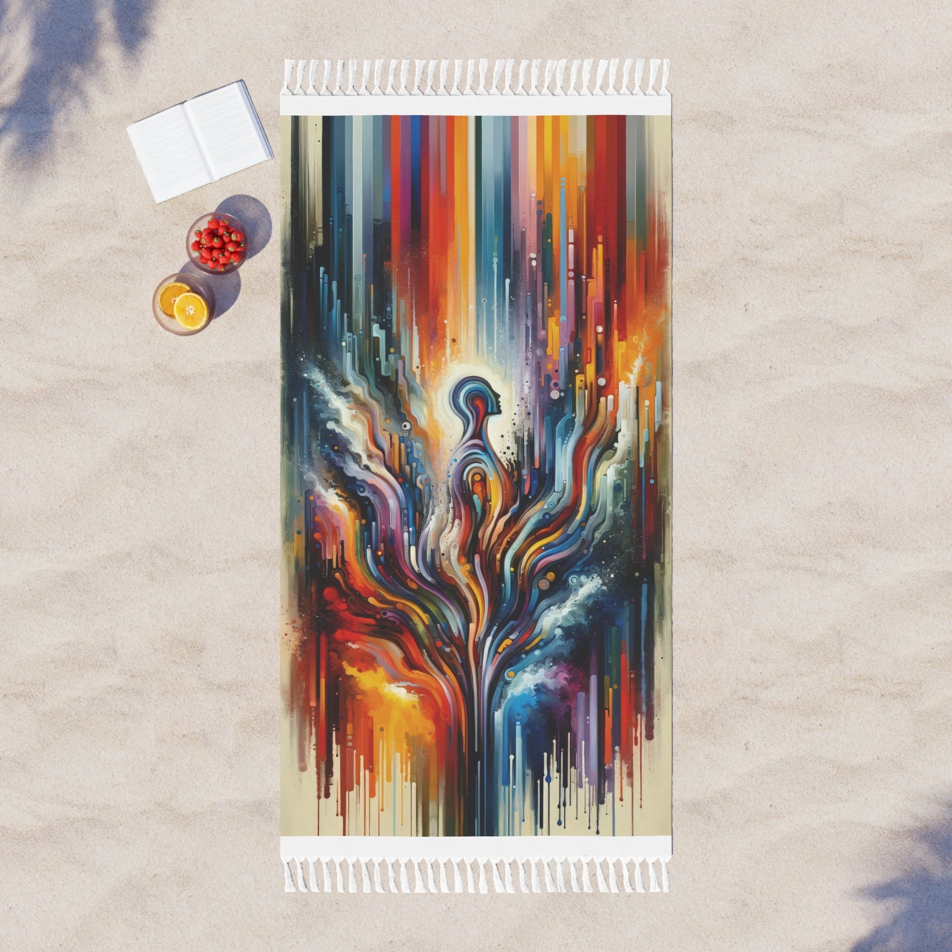 Threshold Collective Consciousness Boho Beach Cloth - ATUH.ART