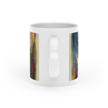 Threshold Collective Consciousness Heart-Shaped Mug - ATUH.ART